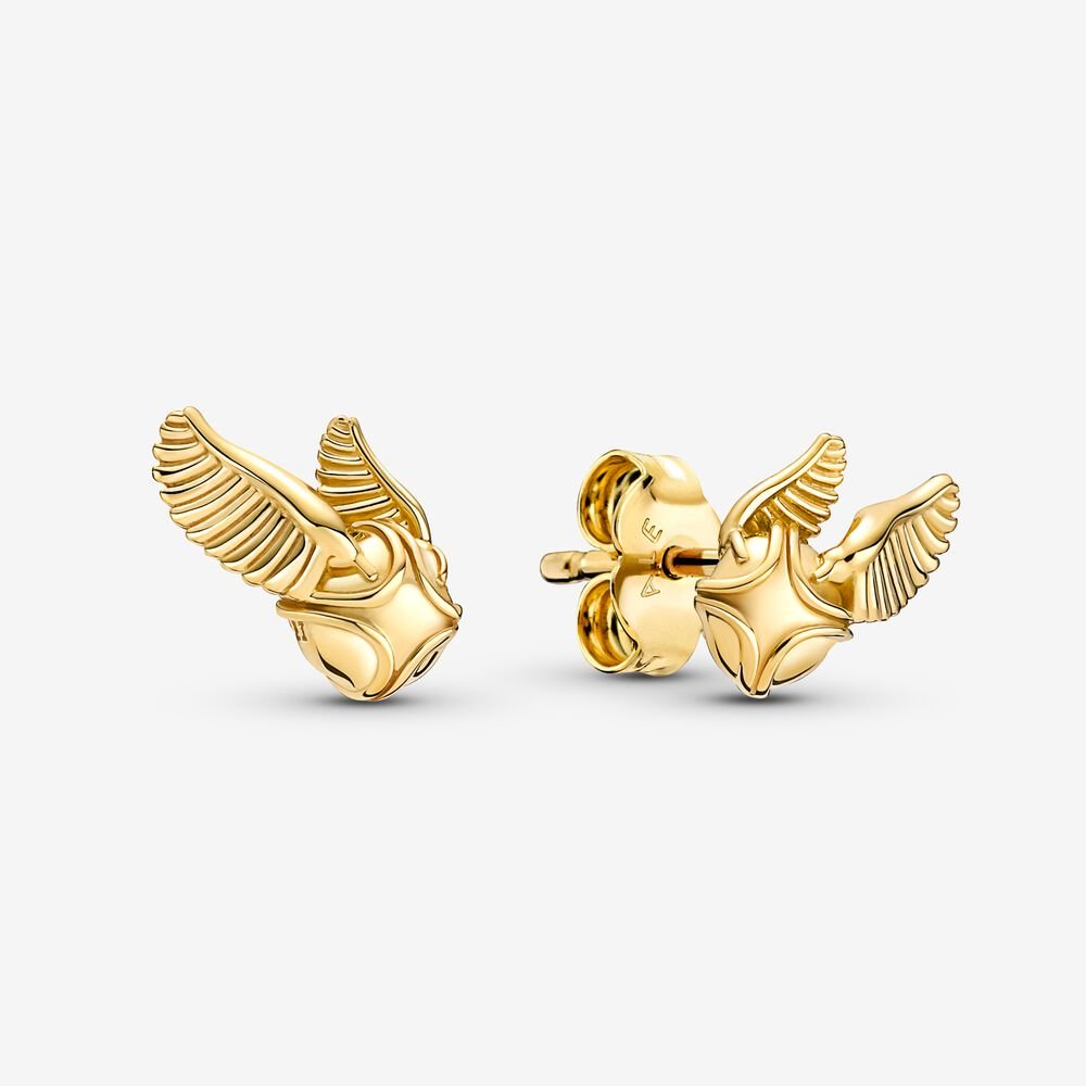 Pandora Australia Harry Potter, Golden Snitch Stud Earrings | JPBCRL015